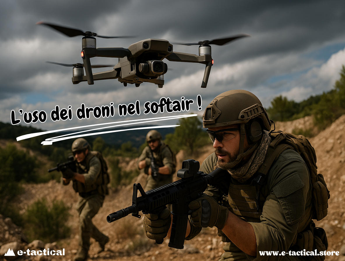 L’uso dei droni nel softair: riprese, sorveglianza, supporto tattico e norme da conoscere